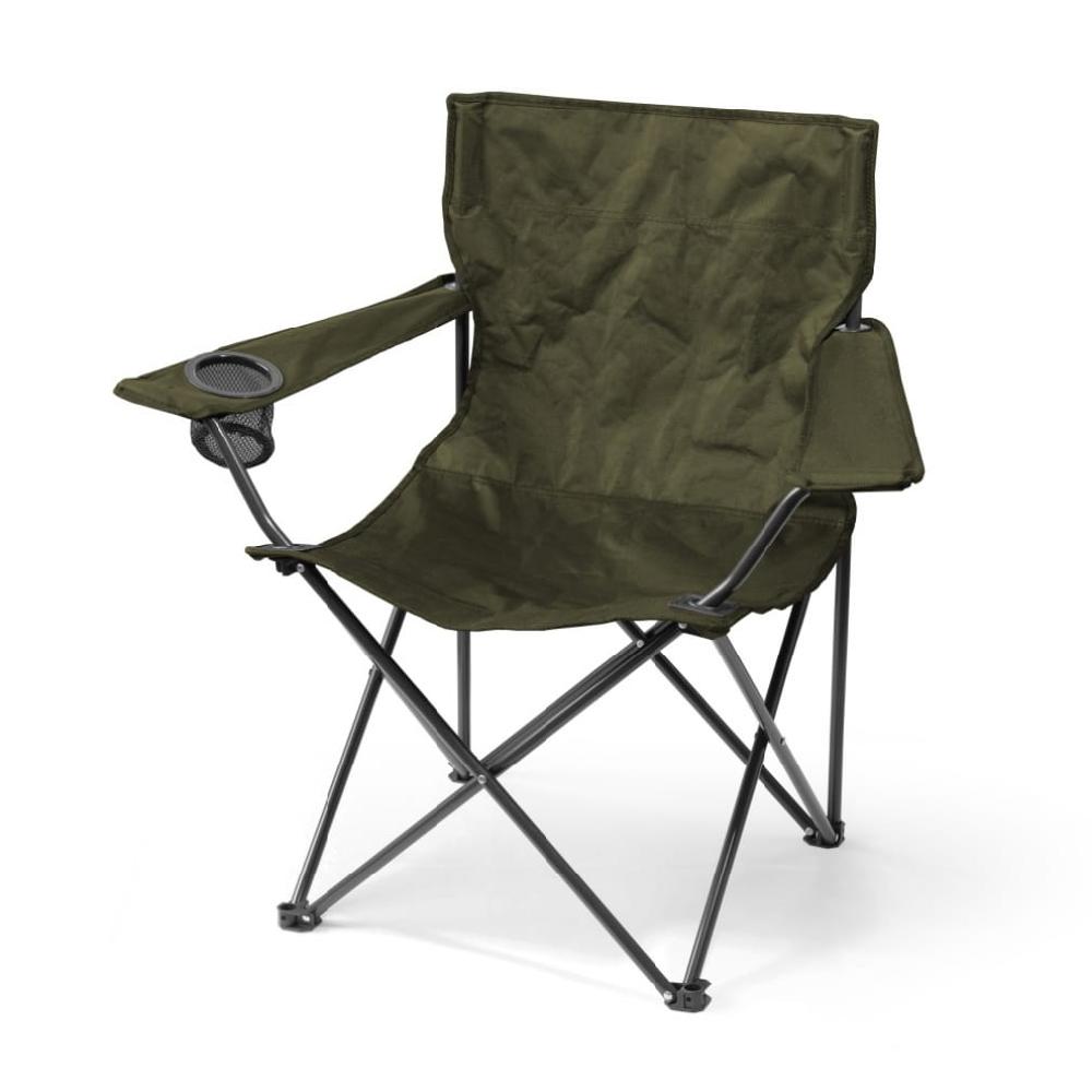 Compact chair with armrest